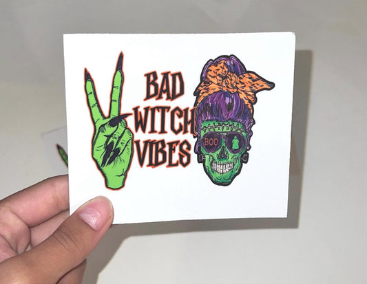 Bad Witch Vibe Monster 4” UVDTF Decal #5