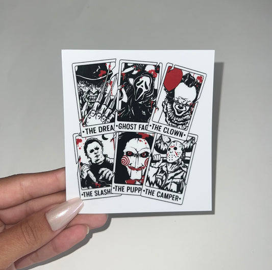 Horror 4” UVDTF Decal #4