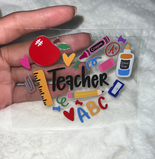 Teacher teaching 4” Decal D#1